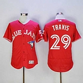 Toronto Blue Jays #29 Devon Travis Red 2016 Flexbase Collection Canada Day Stitched Jersey,baseball caps,new era cap wholesale,wholesale hats